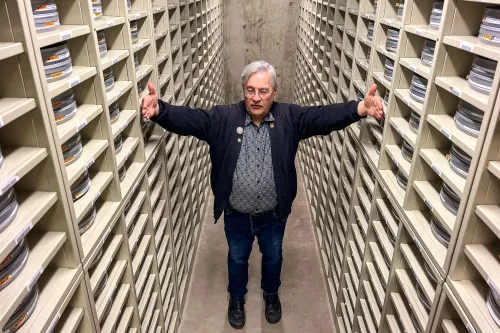Inside the fireproof vault housing US movie history