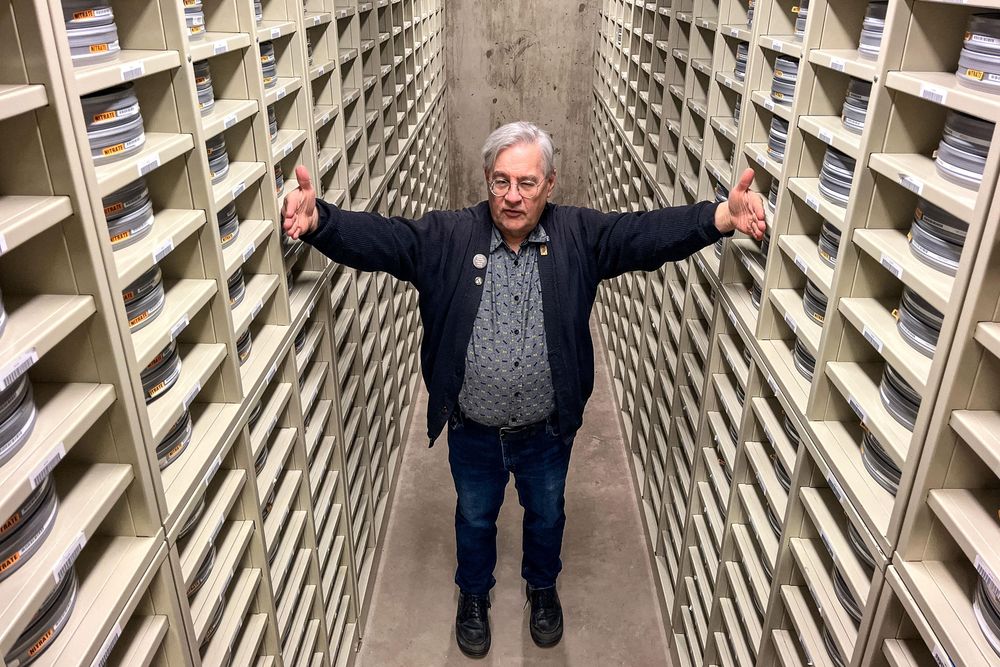 Inside the fireproof vault housing US movie history