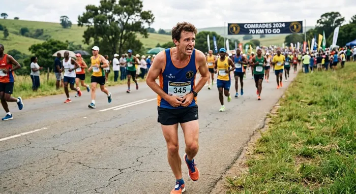 Avoid bowel issues on Comrades Marathon race day by focusing on pre-race nutrition, such as avoiding high-fibre meals, alcohol, and new foods, and ensuring you use the loo before the race starts. Picture: Google Gemini