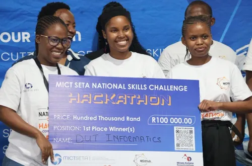 DUT students excel at MICT SETA Hackathon, showcasing innovation prowess