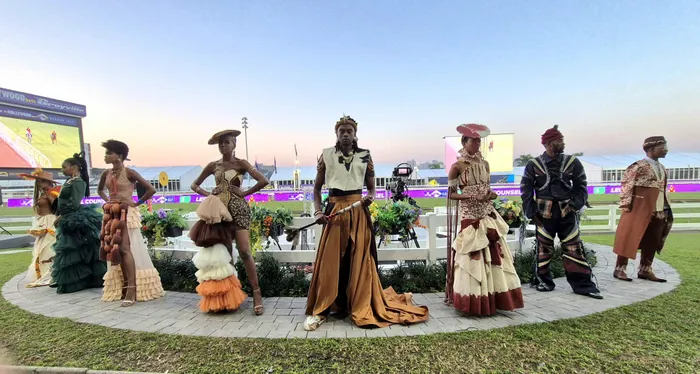 The glamour of the catwalk was on show alongside the thoroughbred racers at Hollywoodbets Greyville Racecourse this week for the Hollywoodbets Durban July Gallops.