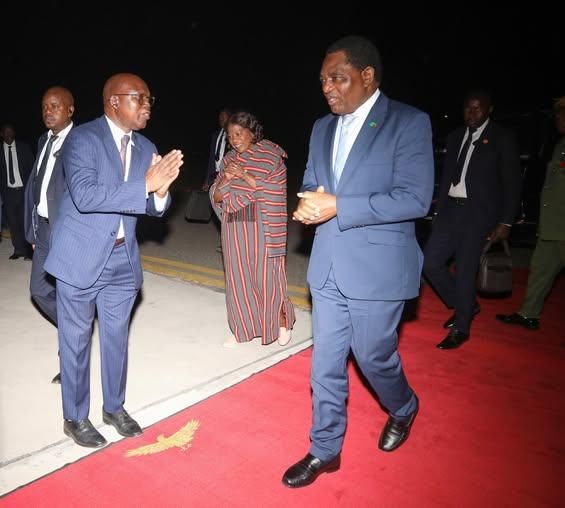 Mnangagwa praises Samia Suluhu's election victory as Hakainde Hichilema jets off to Tanzania for inauguration