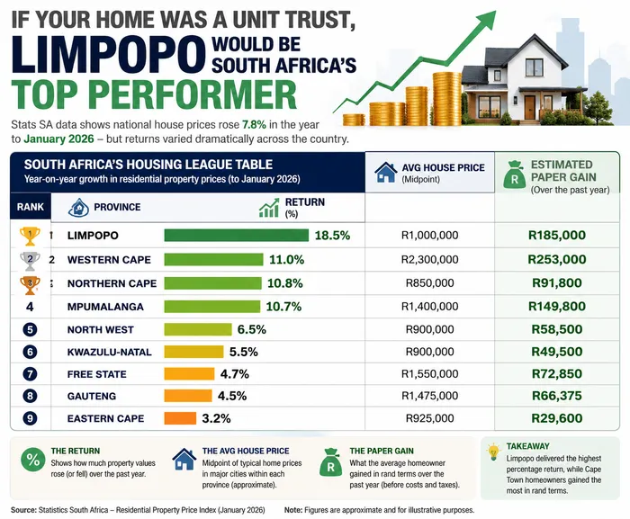 House price inflation at a glance.