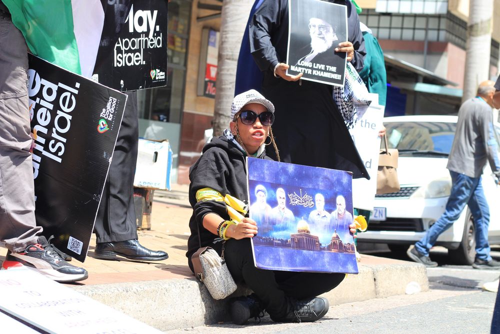 In pictures: activists in Durban demand justice and peace amid Middle East violence
