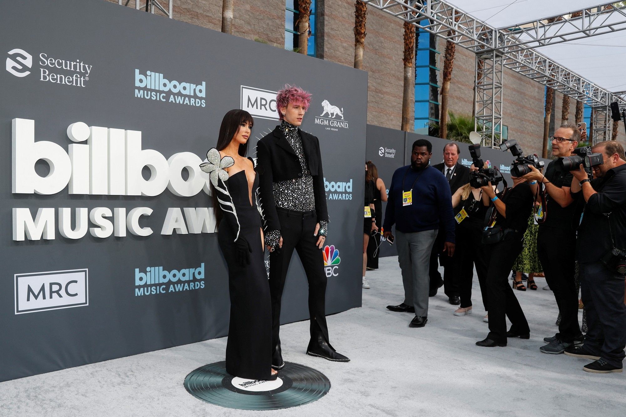 MGK dedicates song to ‘wife’ Megan Fox and ‘unborn child’ at Billboard