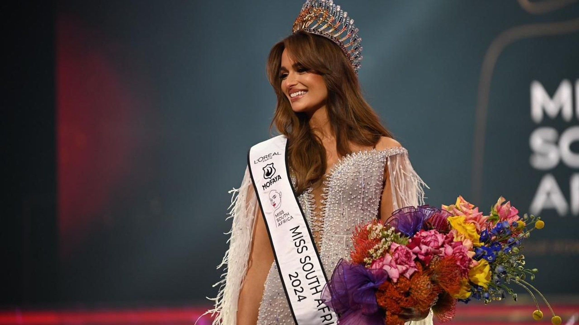 Support for Mia Le Roux ahead of the coronation night for Miss Universe ...