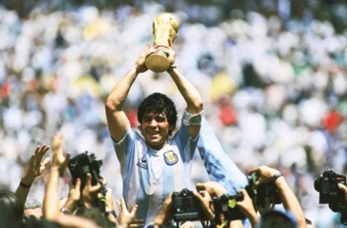 Diego Maradona led Argentina to the 1986 World Cup title in Mexico.