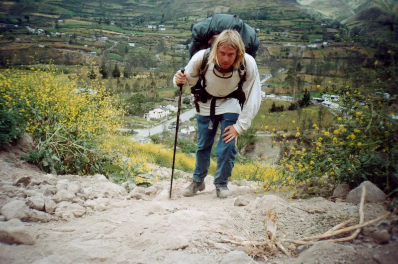 He set out to walk around the world. After 27 years, his quest is nearly over