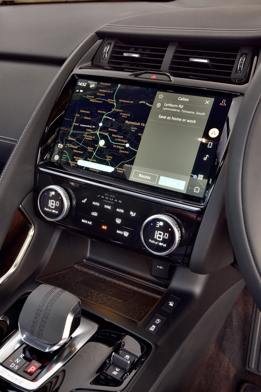 2021 jaguar E-Pace features a 29cm Pivi Pro enhanced touchscreen system