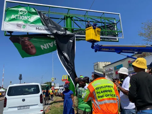 ‘No court order obtained’: ActionSA challenges removal of Soweto billboard