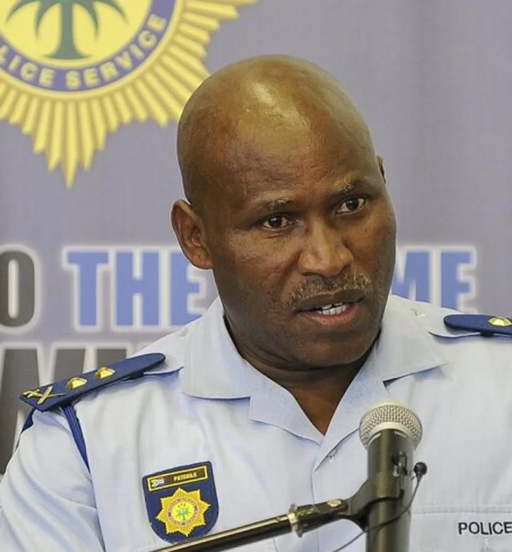 Head of police in the Western Cape in his uniform