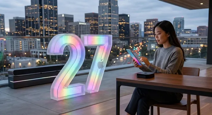 iOS 27, launching next week at WWDC, promises a major overhaul with Siri 2.0 powered by Google Gemini, enhancing contextual awareness, app control, and third-party integrations, alongside the anticipated release of a new Apple TV.  Picture: Google Gemini