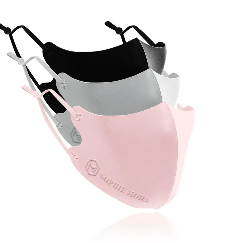 Sophie Moda Ice cooling microfibre washable 3D face mask