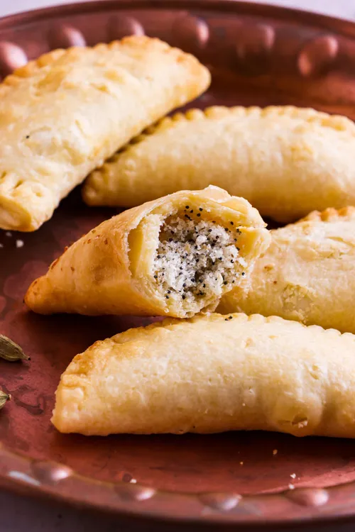 A Diwali poli recipe with coconut, sesame and cardamom