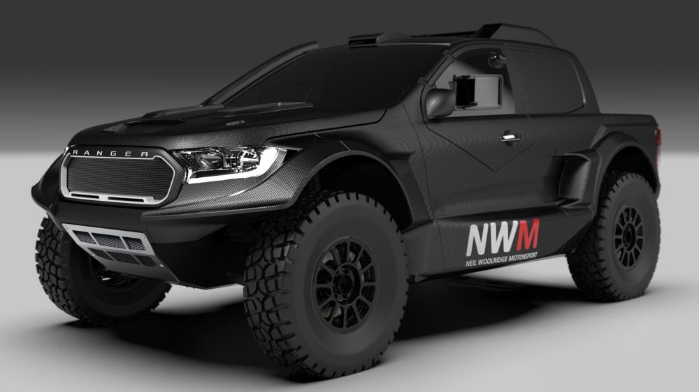 Ford SA reveals new twin-turbo Rally-Raid racing bakkie