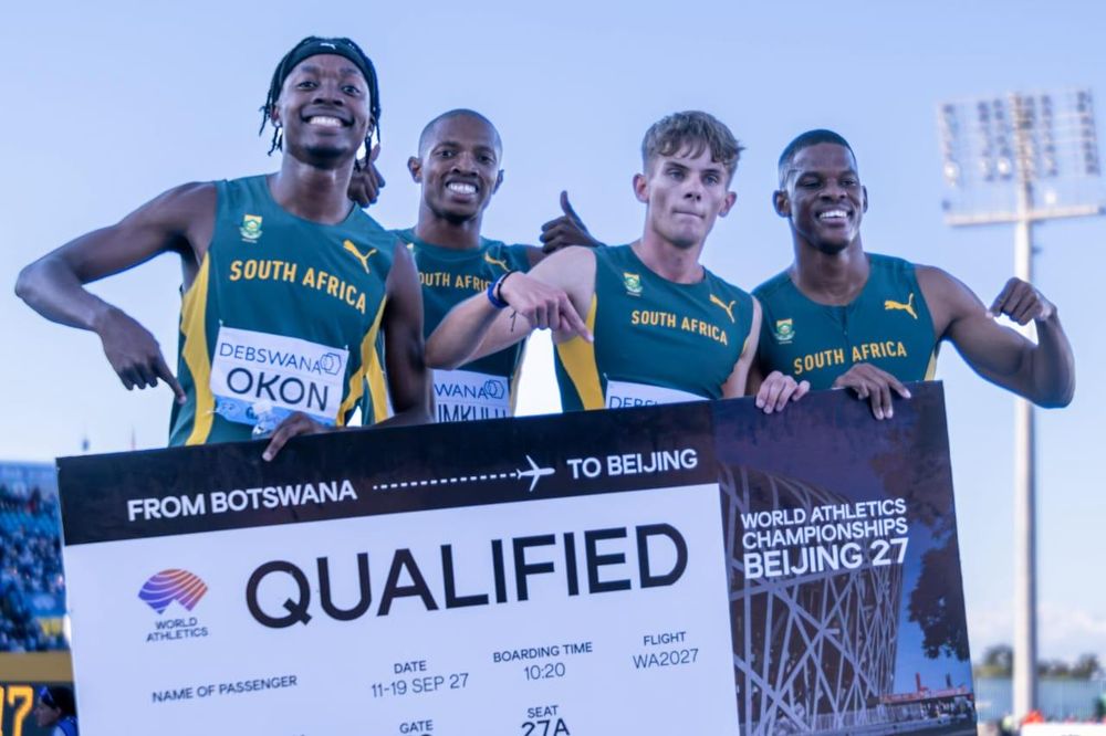 SA relay teams surge into World Relays finals in Botswana and secure spots at world champs