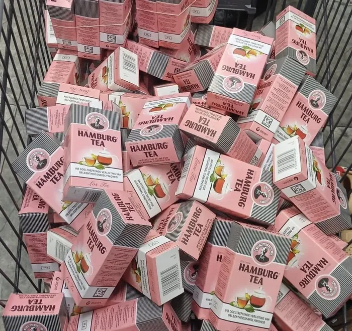Police seized counterfeit and illicit goods, including Hamburg tea, during a two-day operation in Middelburg.