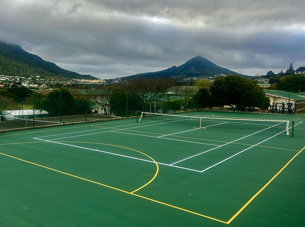 Tennis court upgraded at Kronendal Primary