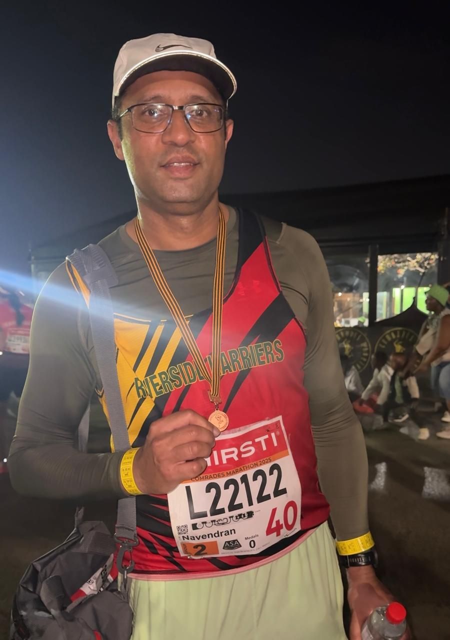 From cancer treatment to marathon triumph: Dr Naven Naidoo's inspiring ...