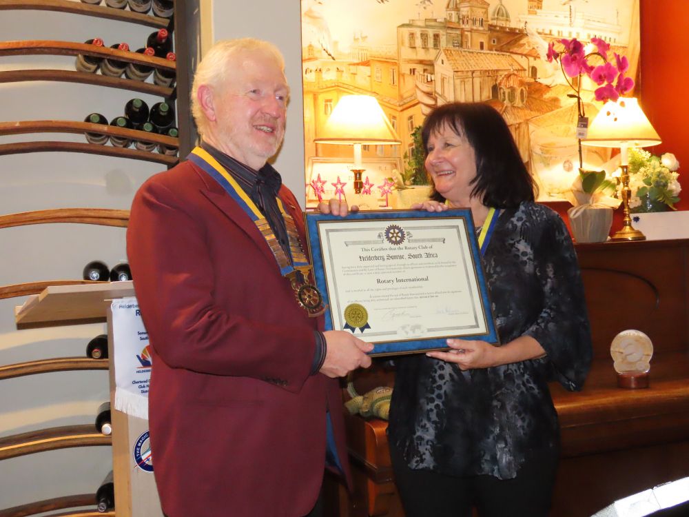 New Rotary president inducted