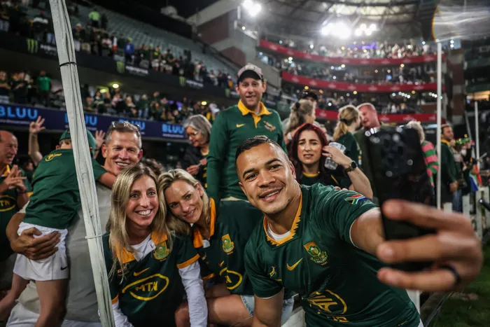 Double World Cup winner Cheslin Kolbe has confirmed he and his family are returning to South Africa after a successful stint in Japan. The Springbok superstar is set to rejoin the Stormers this July. Photo: AFP