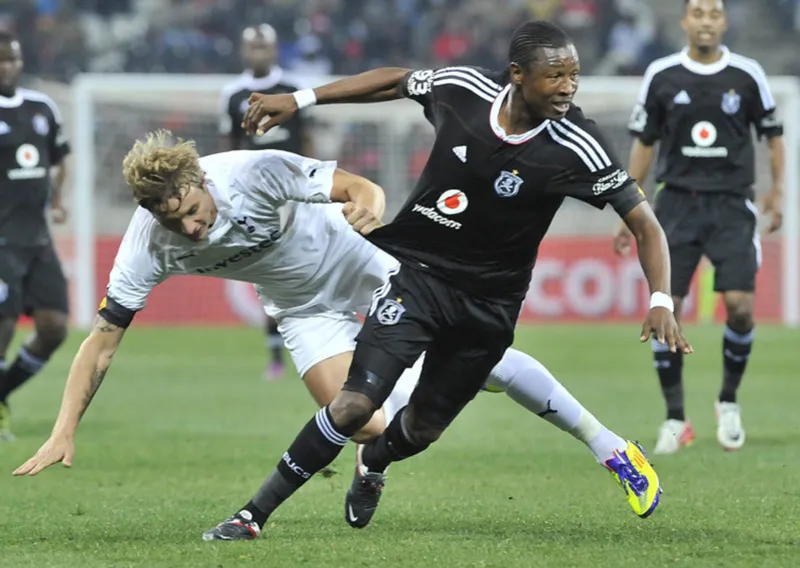 Bafana Bafana took another injury knock on Monday after central defender Siyabonga Sangweni was withdrawn from the 23-man squad to face Central African Republic in a World Cup qualifier. Picture: Etienne Rothbart.