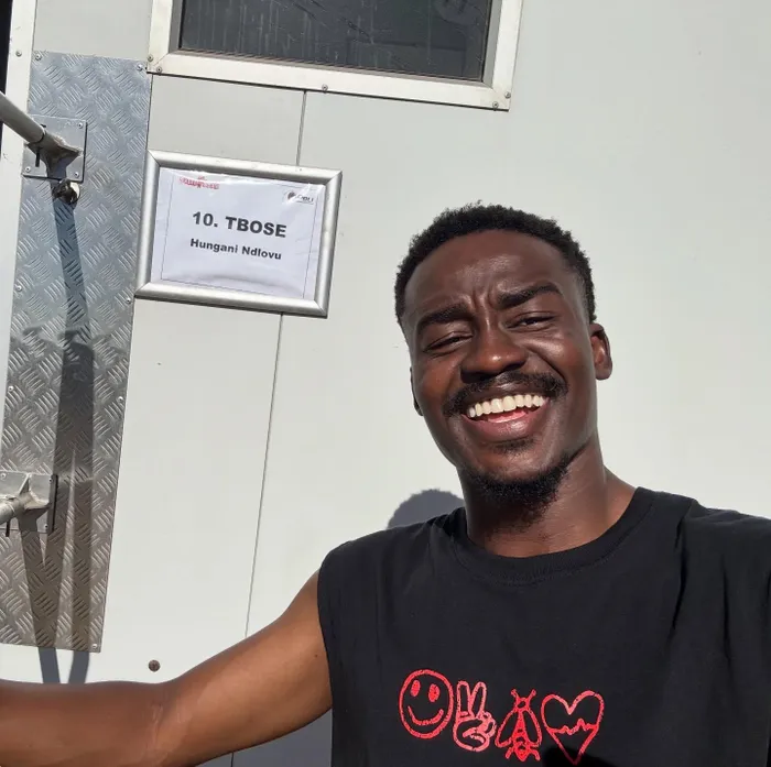 Actor Hungani Ndlovu portrays Tbose on the South African educational soap opera "Skeem Saam".