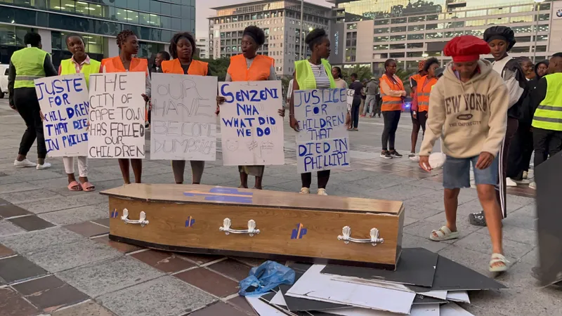 Cape Town vigil mourns children lost to unsafe play spaces