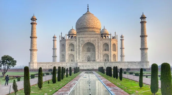The Taj Mahal is a monument to love.