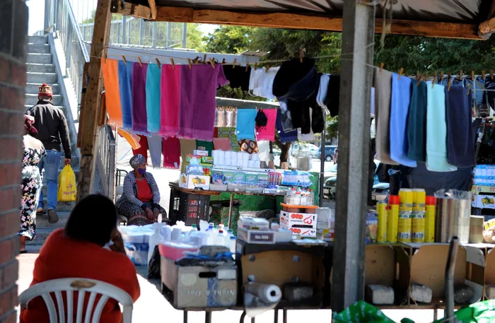 Informal traders across the city have been raising concerns about their alleged inability to pay their permit fees due to the negative impact of the lockdowns. Picture: Ayanda Ndamane/African News Agency (ANA)