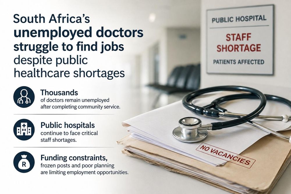 SA’s doctor unemployment crisis deepens