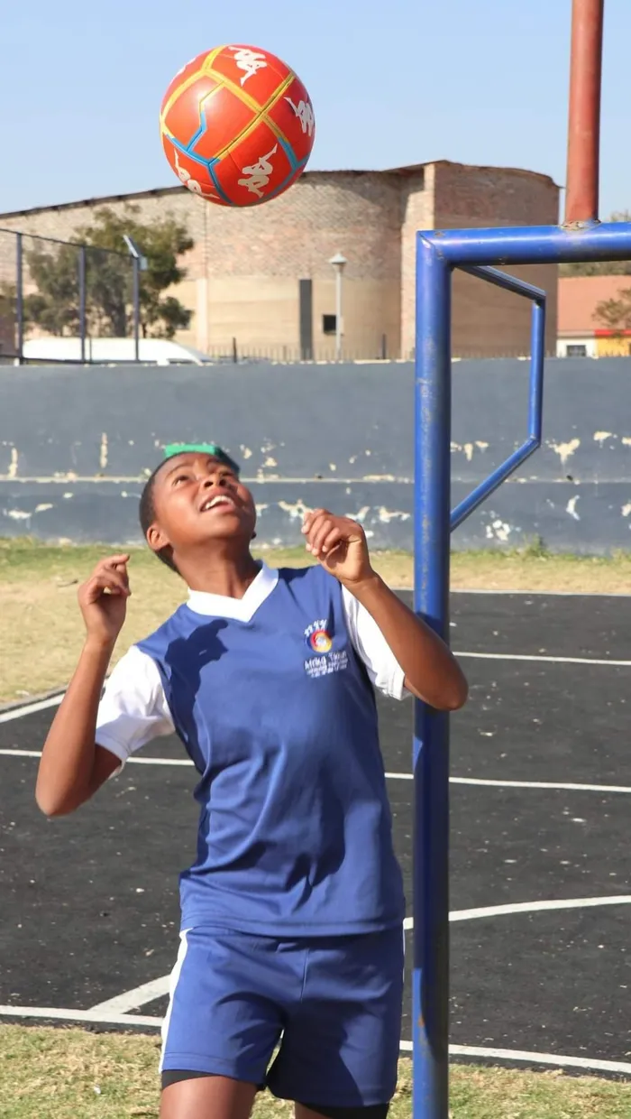 Titelo Modika, who is excelling in soccer, thanks to Afrika Tikkun. Picture: Supplied