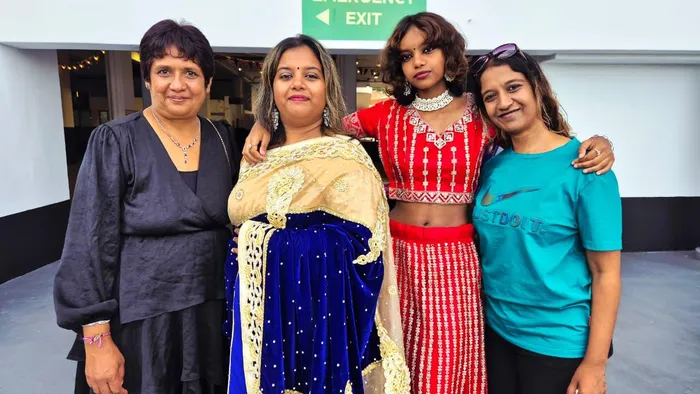 Shanitha Lutchman, Karishma Krishna, Arini Krishna and Avirusha Athanandh.
