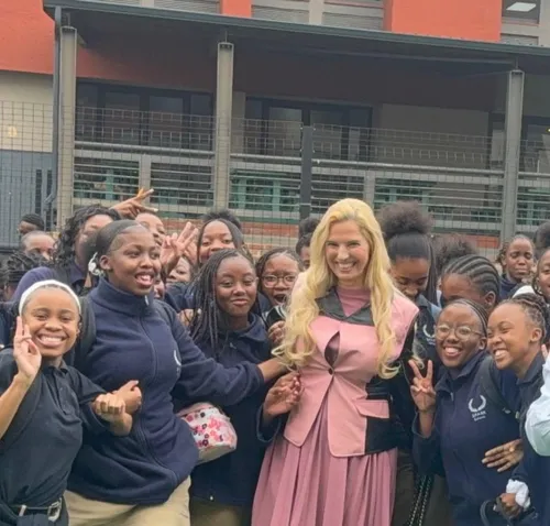 ‘No one can take away who you are’: Christall Kay inspires teens during local school visit