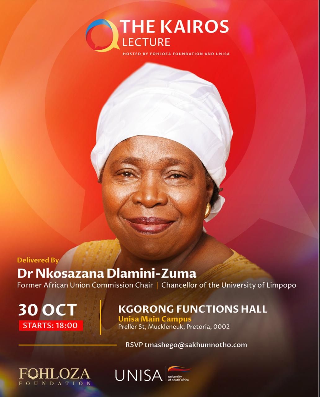 Dlamini-Zuma and LenkaBula to lead engagements at the 3rd Kairos Public ...