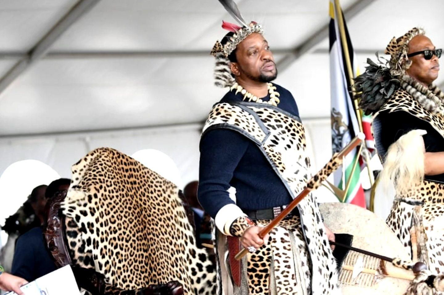 Zulu King challenges cultural expert to a stick fight at the Reed Dance