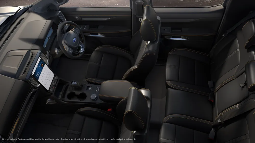 2022 new Ford Ranger interior