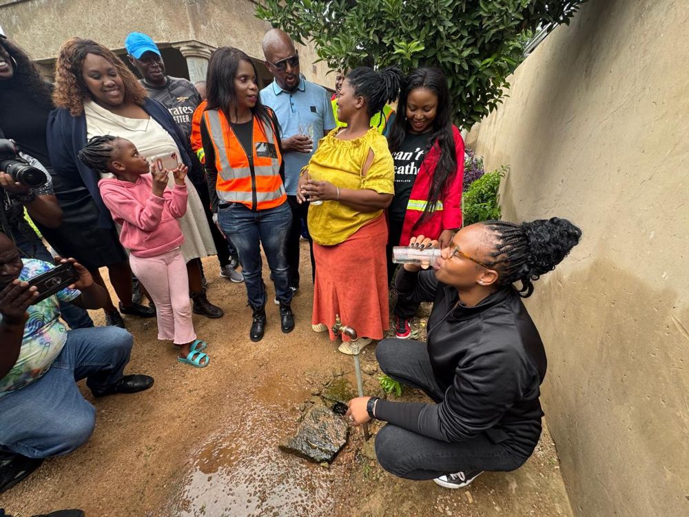 Hammanskraal residents celebrate access to clean water after two decades