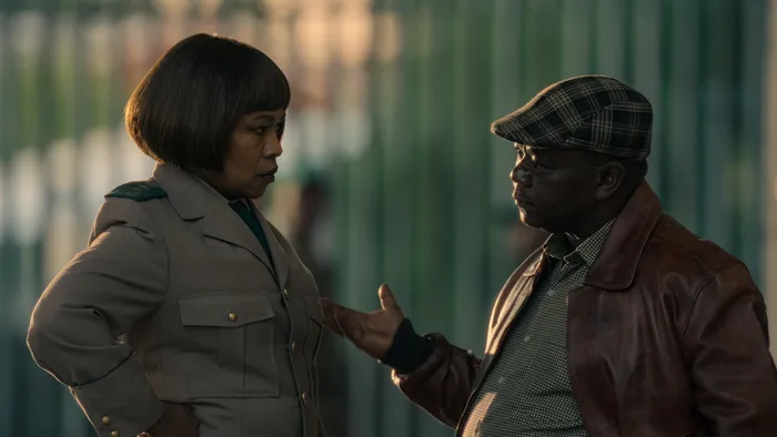 Sindi Dlathu and Molefi Monaisa take centre stage in 'Umthetho', bringing their characters to life in a gripping tale that challenges the boundaries of love and loyalty in a world of crime.