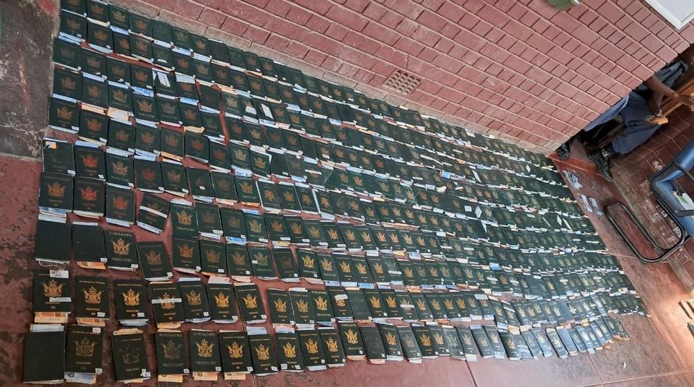 Buying days in South Africa: Zimbabwean man arrested for possession of 582 passports laced with money