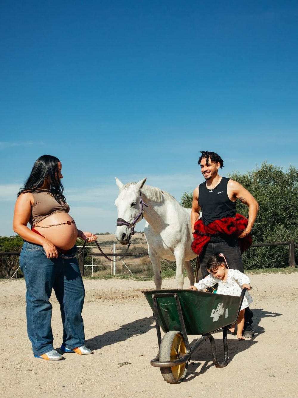 Shane Eagle shares dreamy family photos as he steps into fatherhood era again