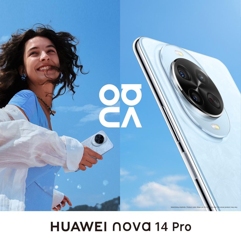 Own your moment with the all-new HUAWEI nova 14 Pro, now available in South Africa