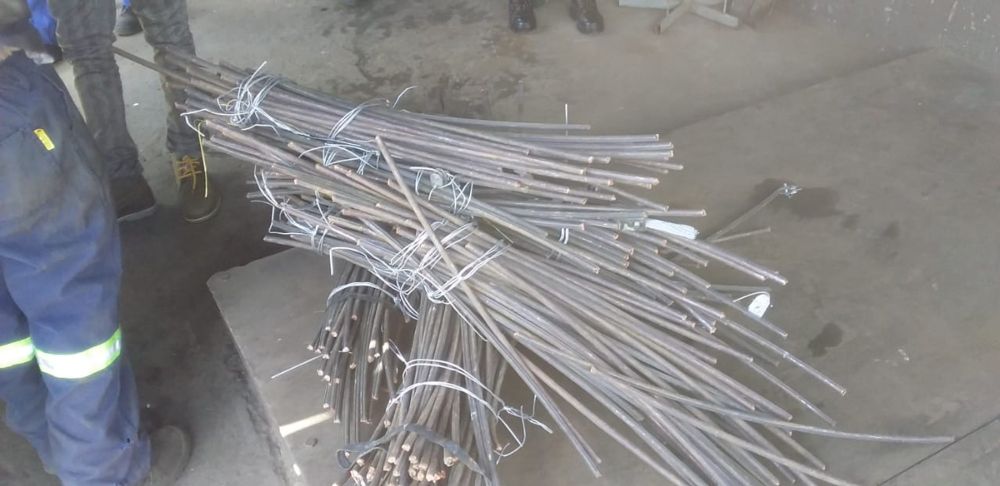 PICS: Two arrested for possession of 300 kilograms of suspected stolen ...