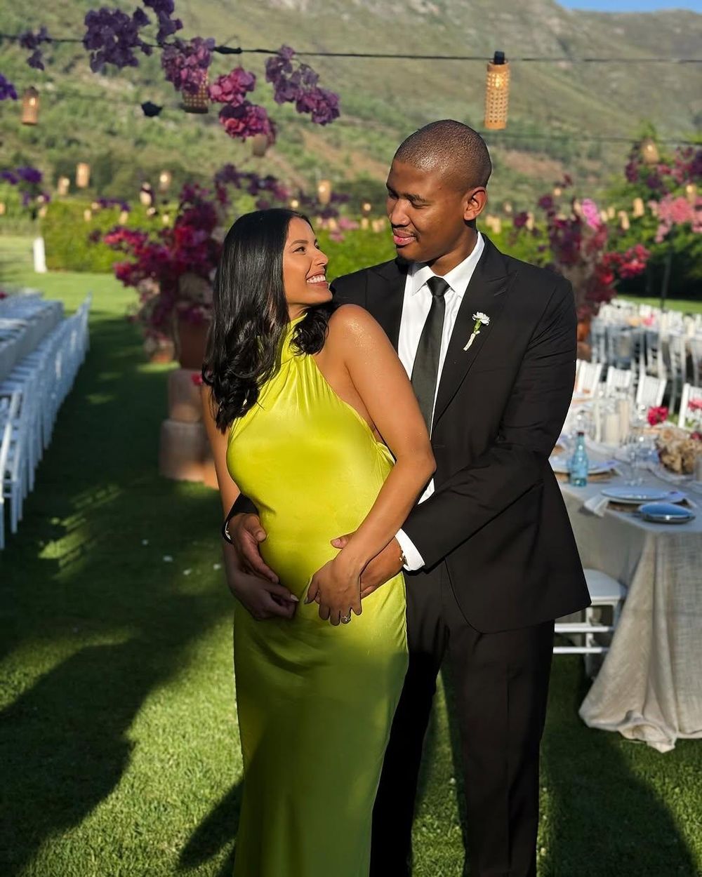 Former Miss SA Tamaryn Green-Nxumalo and hubby celebrate three years of  wedded bliss