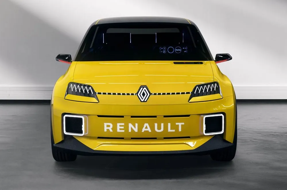 Renault 5 concept shows off the new Renault logo