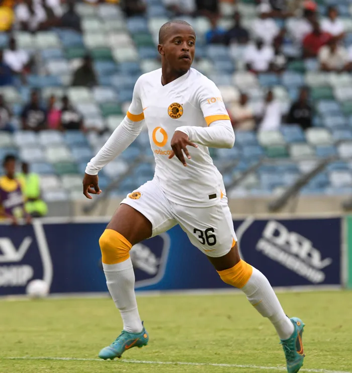 Wandile Duba in action during Kaizer Chiefs’ DStv Premiership match against Golden Arrows at Moses Mabhida Stadium in Durban on Saturday