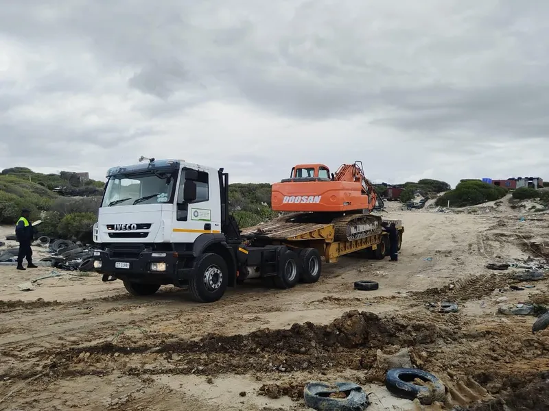 Cape Town authorities seize digger loaders linked to illegal sand mining