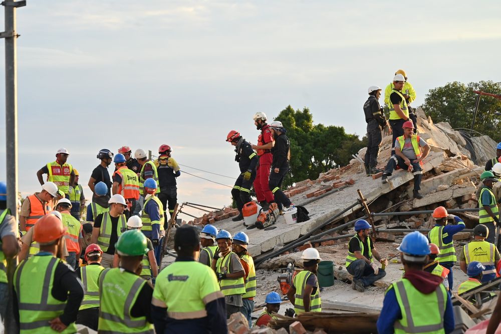 Report on George building collapse awaits approval