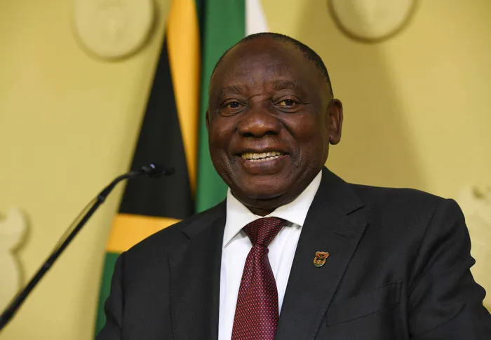 President Cyril Ramaphosa addresses the nation on the appointment of the new National Executive of the 7th Democratic Administration held at the Union Buildings, in Pretoria. SUPPLIED.