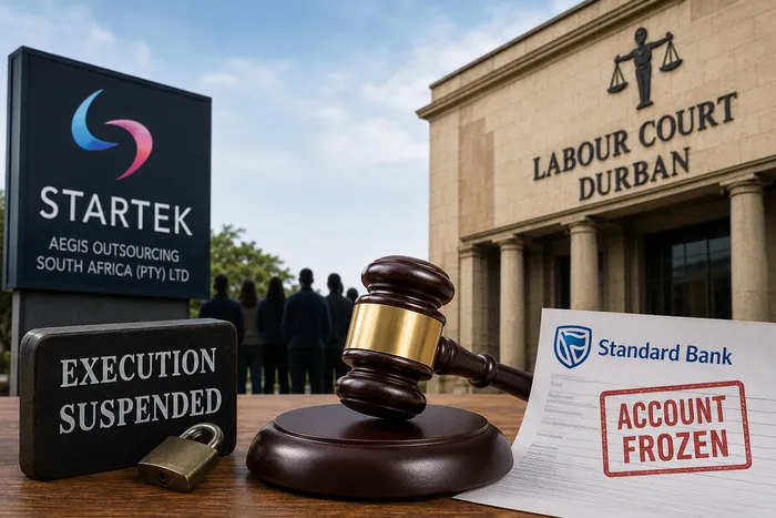 Court intervention protects Startek from R37.7 million execution amid dispute with dismissed employees.